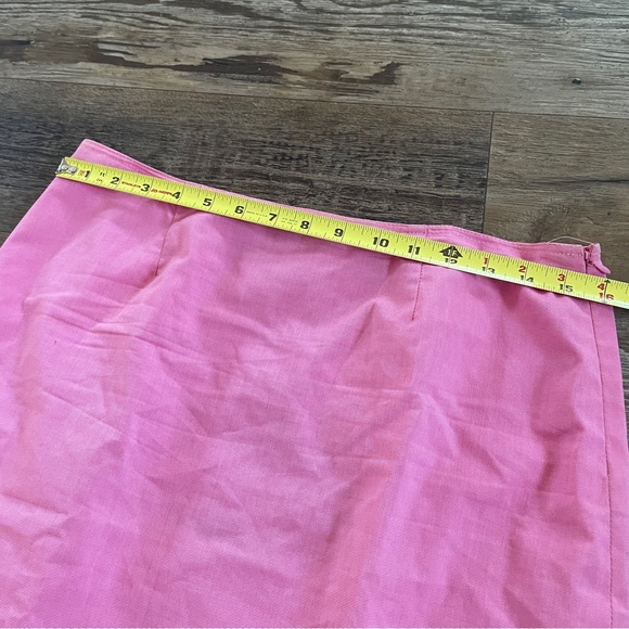 Vintage Cynthia Steffe Lace trim pink skirt 10 - Picture 4 of 6